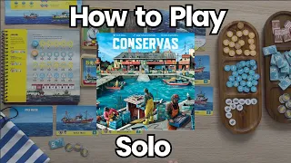 How to Play Conservas Solo Board Game | Sustainable Fishing Board Game Tutorial