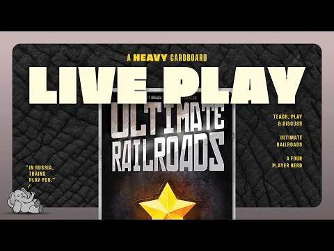 Ultimate Railroads - German Railroads - 4p Play-through, & Roundtable Discussion by Heavy Cardboard