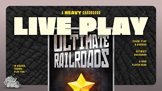 Ultimate Railroads - German Railroads - 4p Play-through, & Roundtable Discussion by Heavy Cardboard