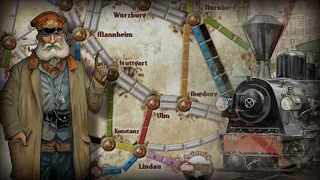 Ticket to Ride Board Game Atmosphere Music (Germany Theme with Ambient Sound)