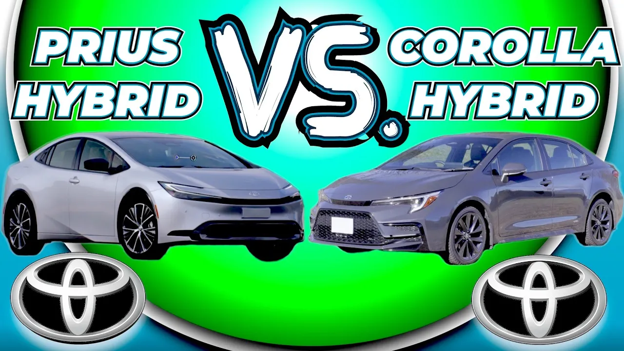 All-new Toyota Prius VS Updated Toyota Corolla hybrid comparison
