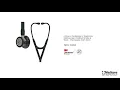 3M™ Littmann® Cardiology IV™ Diagnostische stethoscoop, borststuk met hoogglanzend gepolijste rookkleurige afwerking, zwarte slang, champagnekleurige steel en zwarte headset, 27 inch, 6204 video