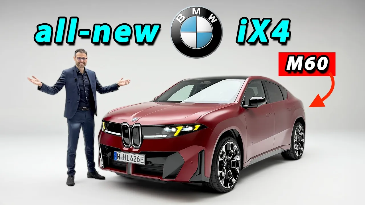 BMW iX4 M60 REVEAL - the X4 returns as the electric SUV Coupé