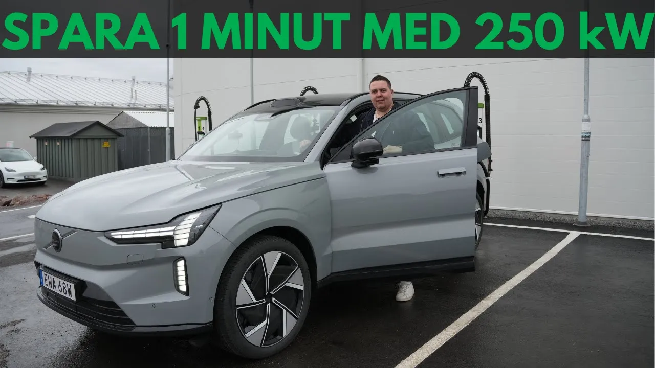 Volvo EX90 - Räckvidd och laddtest (bonus helljus) | Elbilsmagasinet