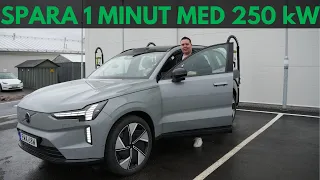Volvo EX90 - Räckvidd och laddtest (bonus helljus) | Elbilsmagasinet