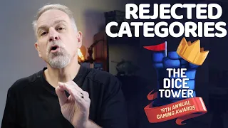 Rejected Dice Tower Award Categories 2026