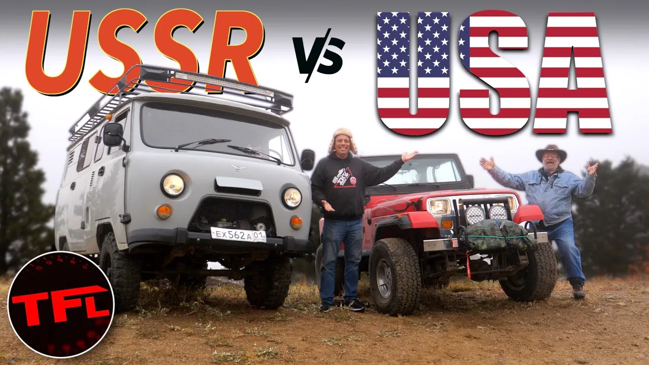 Bukhanka vs Jeep: I Test American Ingenuity Versus Russian Dirty But Sturdy Off-Road Tech!
