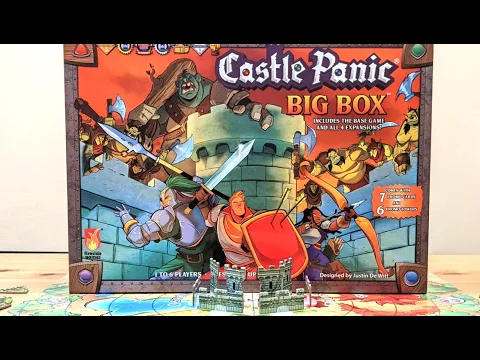 CASTLE PANIC BIG BOX | Full Playthrough | The Wizard's Tower & Engines of War