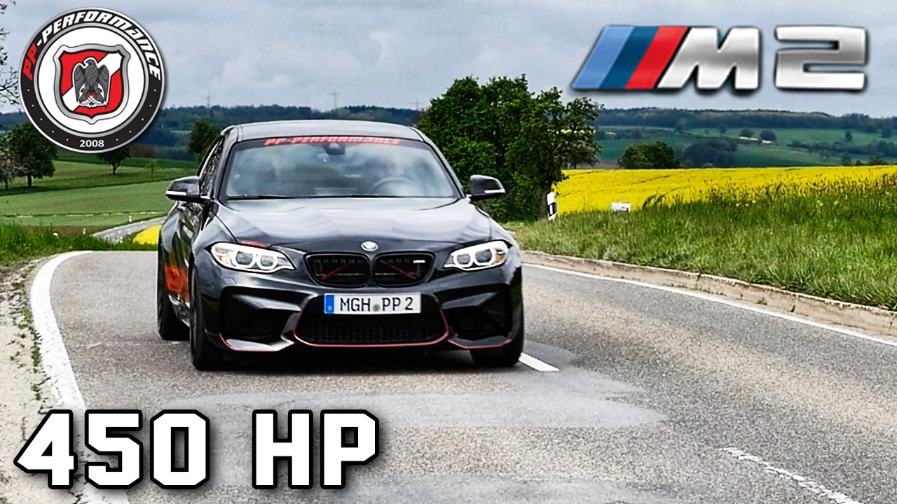 BMW M2 450 HP PP Performance LOUD! Exhaust SOUND & DRIVE by AutoTopNL