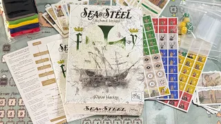 Sea & Steel: Columbus' Voyages (Neva Wargames) - Unbox & First Look from New Publisher