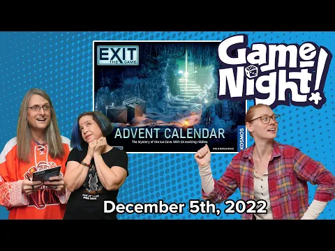 GameNight! 24 Days of Advent - Exit: The Game – Advent Calendar: The Mystery of the Ice Cave Dec. 5
