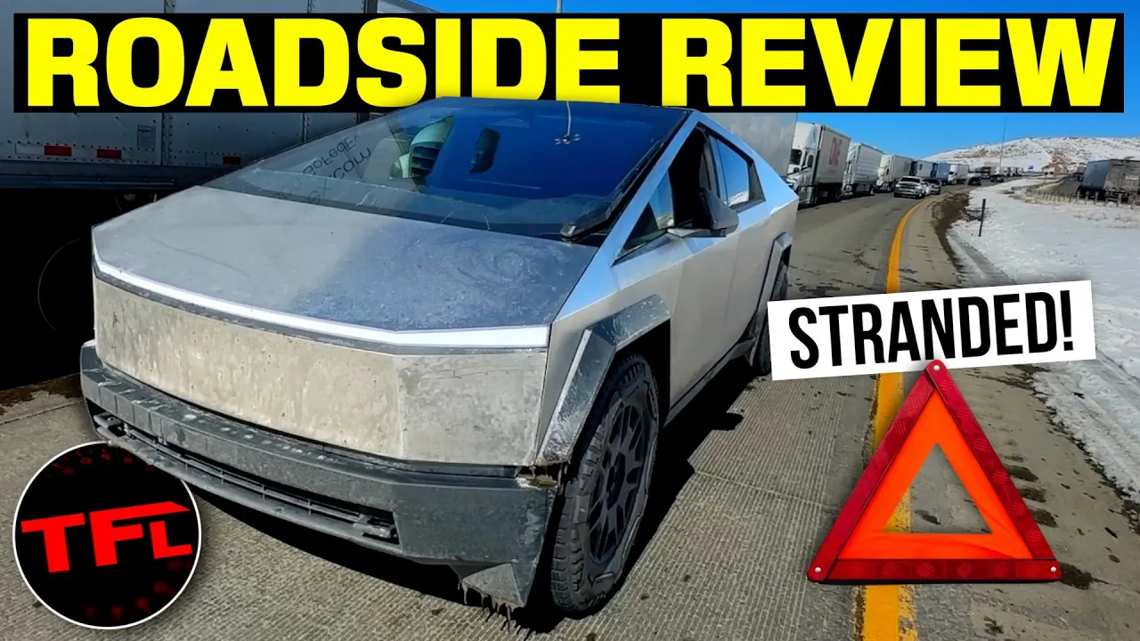 Here's What Happened When I Got STUCK on the Interstate With Kyle's Tesla Cybertruck!