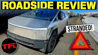 Here's What Happened When I Got STUCK on the Interstate With Kyle's Tesla Cybertruck!