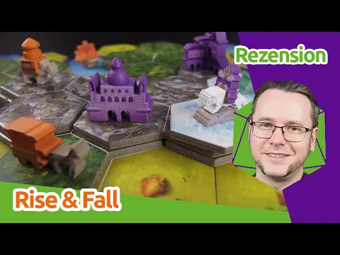 Rise & Fall - Glücksfreies Area-Control-Fest für's Auge - Brettspiel-Rezension | staygeeky