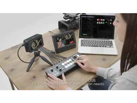 Product video thumbnail for Roland V-1HD 4-Channel Digital Video Mixer with Bag