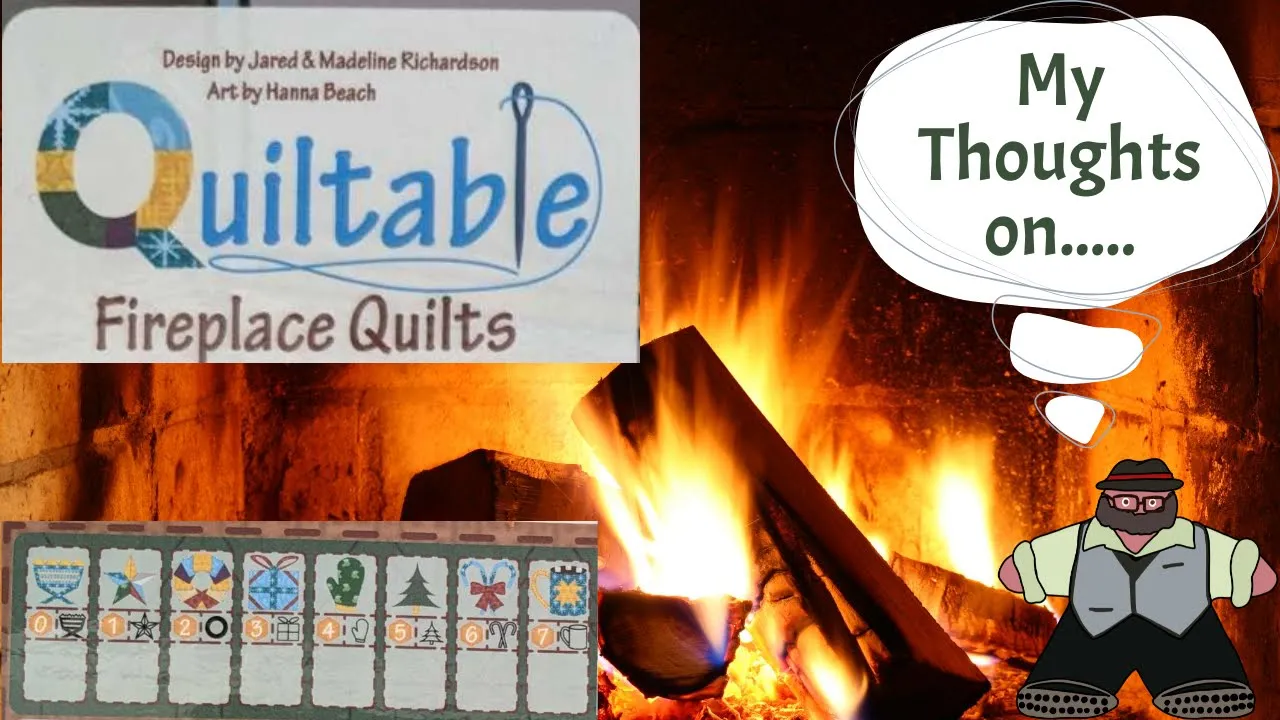Cozy Game, Cozy Fire- Quiltable: Fireplace Quilts Preview