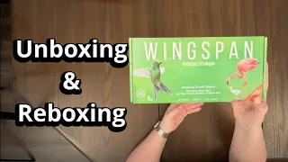 Wingspan Americas Expansion - Unboxing and Reboxing - What's in the Box?
