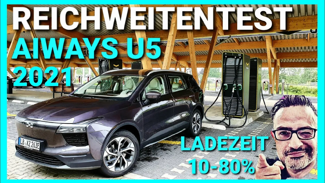 2021'er AIWAYS U5 Elektroauto. Reichweite und Ladeleistung im Realen Alltag !