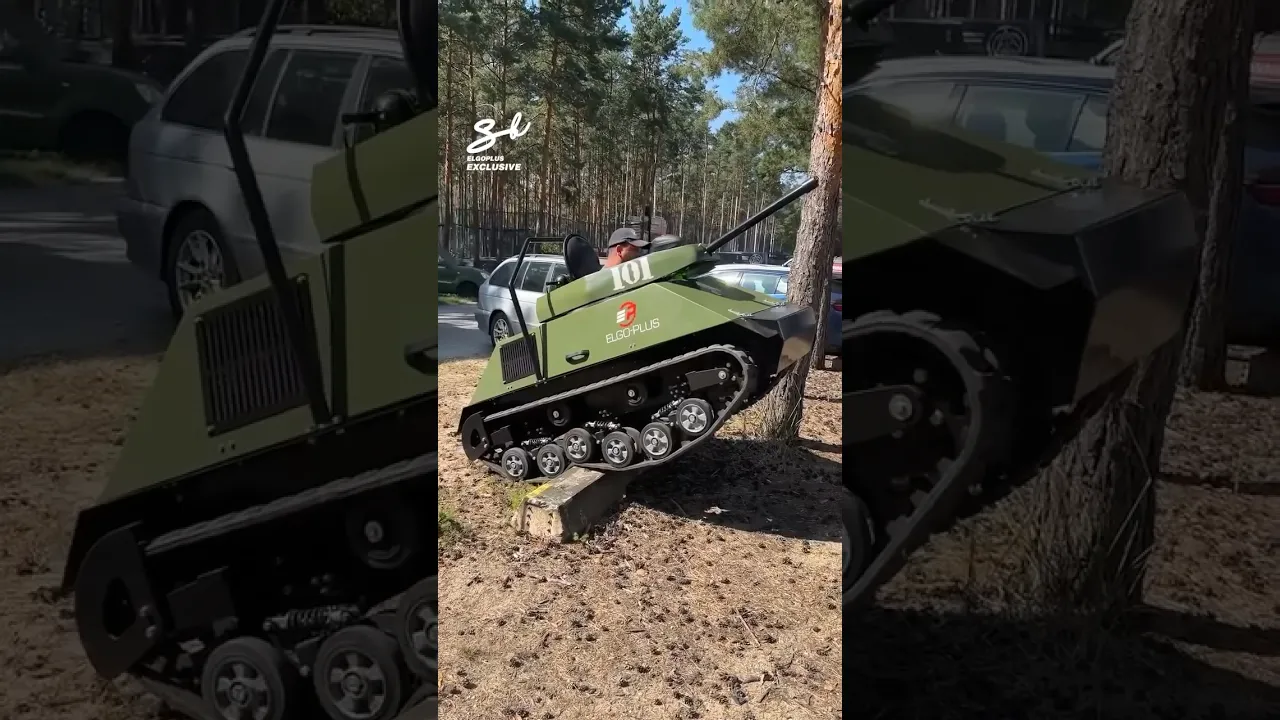 This must be the coolest paintball vehicle ever...😍 #tank #paintball #vehicle