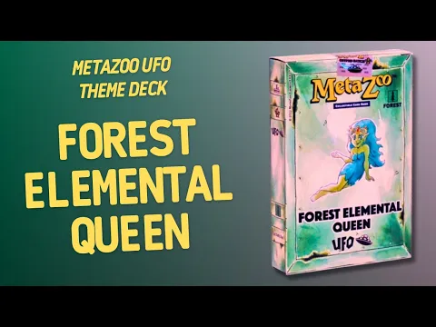 MetaZoo UFO Theme Deck Forest Elemental Queen | Inside with João Ricardo Ep891
