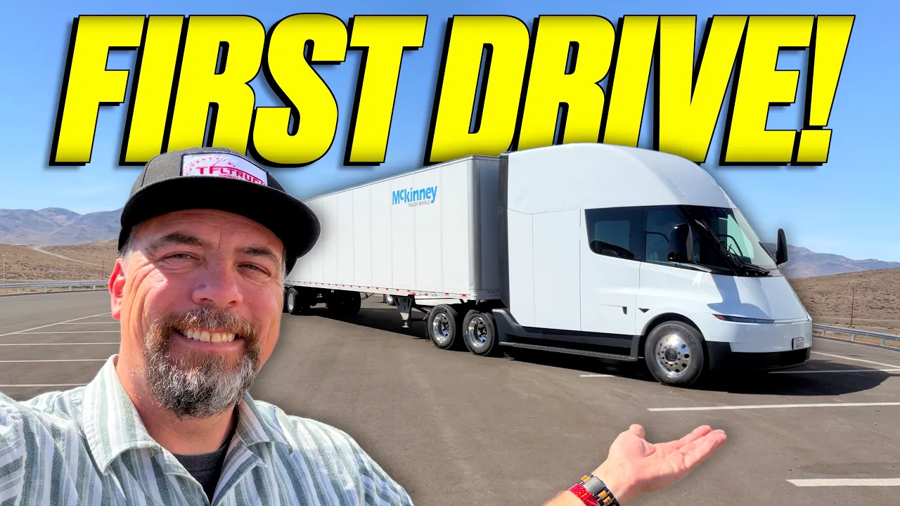 Finally, I Drive a FULLY LOADED Tesla Semi: Here's What It's Like!