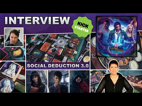 Among Cultists Brettspiel Kickstarter Preview Vorschau + Interview Godot Games - Deduktion