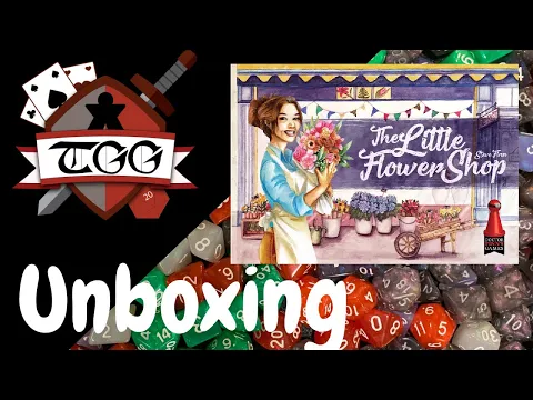 The Little Flower Shop Board Game Unboxing