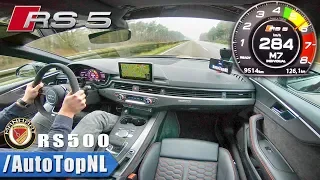 AUDI RS5 MANHART RS500 AUTOBAHN 284km/h by AutoTopNL
