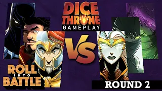 Dice Throne ROLL INTO BATTLE Gameplay | Round 2 (RevMaverick vs SuperK)