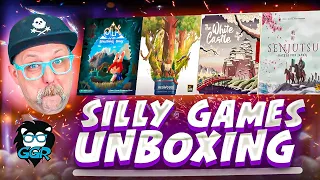 Silly Board Game Unboxings - September, 2023 - Senjutsu, Halloween, Redwood and More!