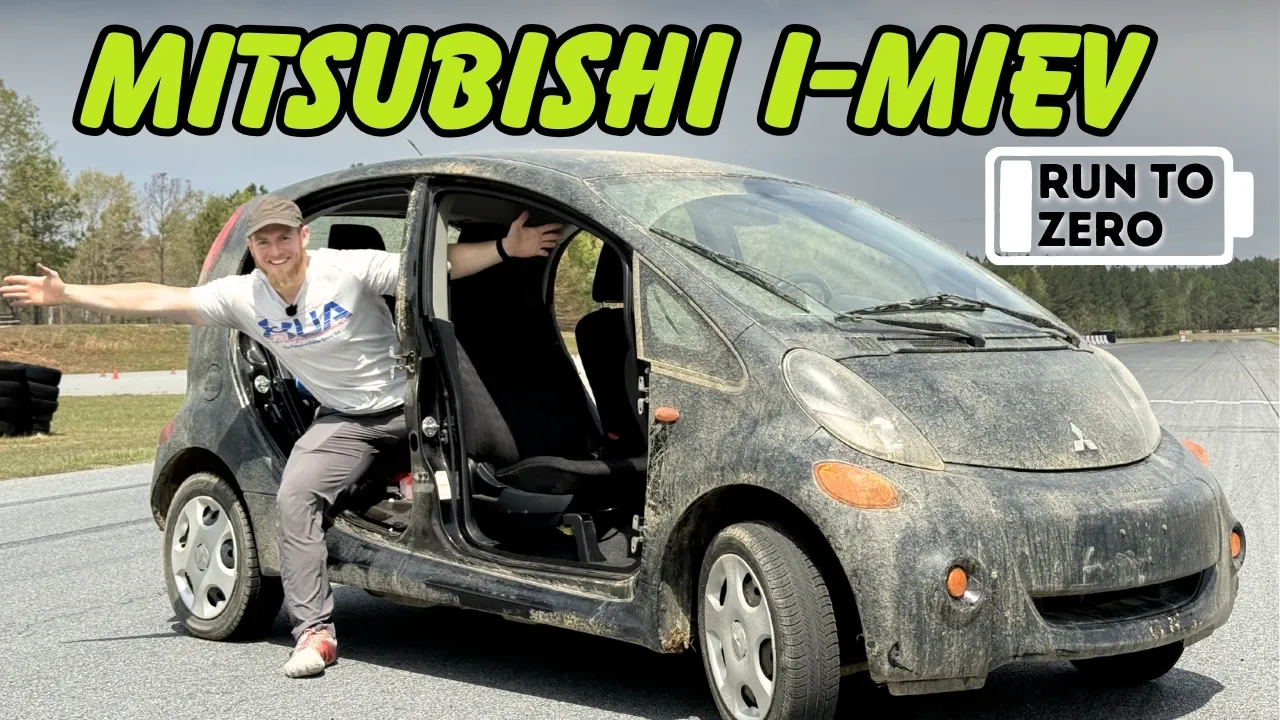 Mitsubishi i-MiEV Run To Zero! I Run The Internet's Most Hated EV Completely Dead