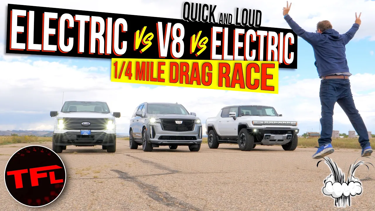 Electrified vs Supercharged: Can the 682 HP Monster Escalade V Take Down the Hummer EV & Lightning?