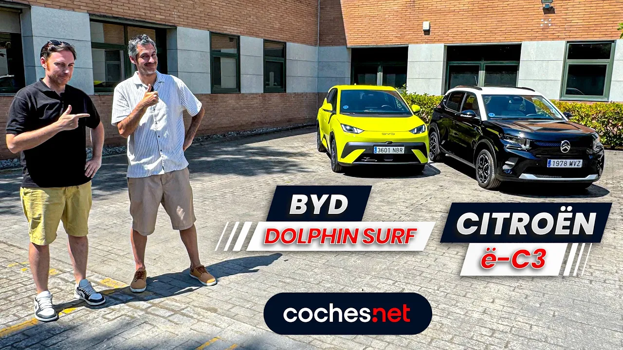 BYD Dolphin Surf vs Citroën ë-C3 | Prueba / Test / Review en español | coches.net