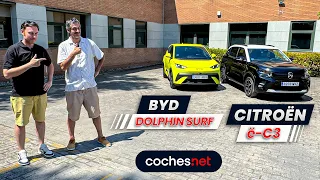 BYD Dolphin Surf vs Citroën ë-C3 | Prueba / Test / Review en español | coches.net