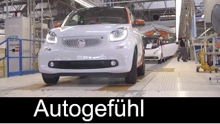 All-new Smart fortwo manufacturing plant production process in Hambach, France - Autogefühl