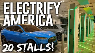 Electrify America Flagship | This might be the best EV Charging Station!