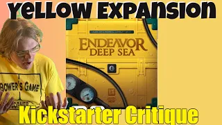 Endeavor: Deep Sea - Kickstarter Critique Review