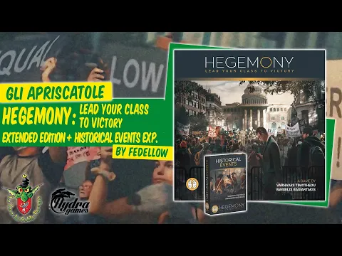 Hegemony: Lead Your Class to Victory Extended Ed. + exp Historical Events unboxing [Gli Apriscatole]