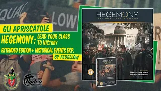 Hegemony: Lead Your Class to Victory Extended Ed. + exp Historical Events unboxing [Gli Apriscatole]