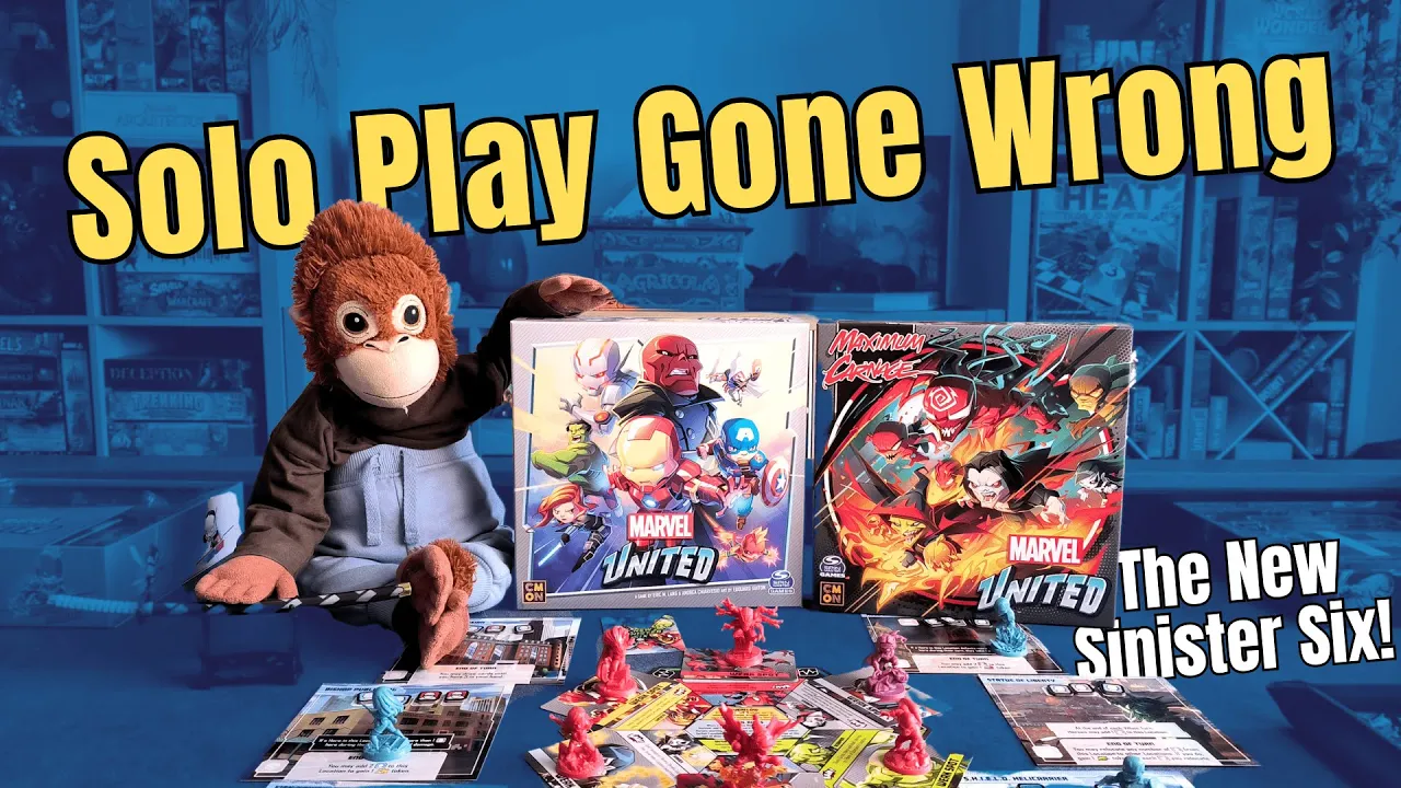 Marvel United: Maximum Carnage - The New Sinister Six | Tutorial & Solo Playthrough