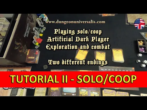 Official playthrough/Tutorial II Dungeon Universalis (solo-coop) Exploration and combat ENGLISH