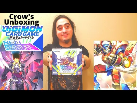 Crow's unboxing Digimon Next Adventure BT7 booster box
