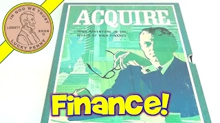 Classic 1960's 3M Vintage Bookshelf Adult Board Game - Acquire - Video 7 of 7