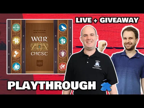 War Chest - LIVE Playthrough Board Game & Giveaway USA/CAN