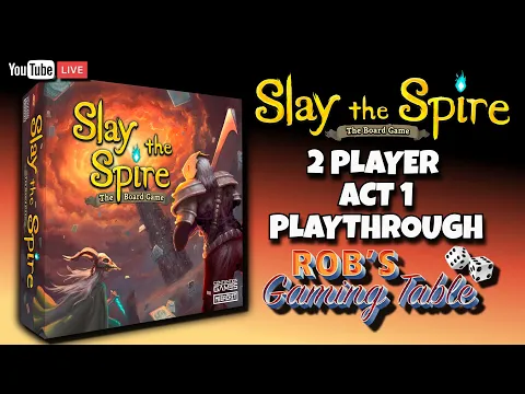 Slay the Spire: The Board Game Act 1 Playthrough (2 Players)