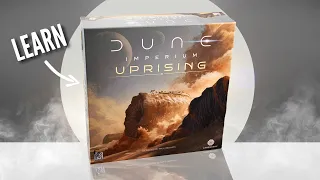 Dune: Imperium Uprising + Bloodlines | Solo Playthrough & Tutorial (Learn to Play)