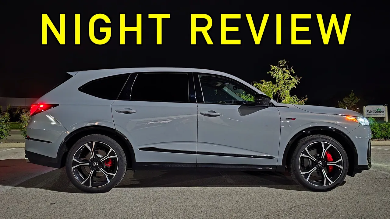 NIGHT REVIEW! -- Does the 2025 Acura MDX Shine Bright?? (Headlights, Exterior & Interior Lighting)
