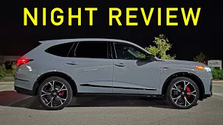 NIGHT REVIEW! -- Does the 2025 Acura MDX Shine Bright?? (Headlights, Exterior & Interior Lighting)