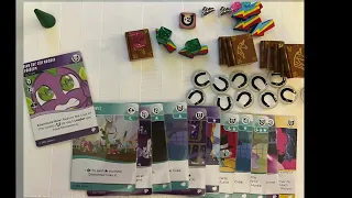 MLP deck building game components stop motion