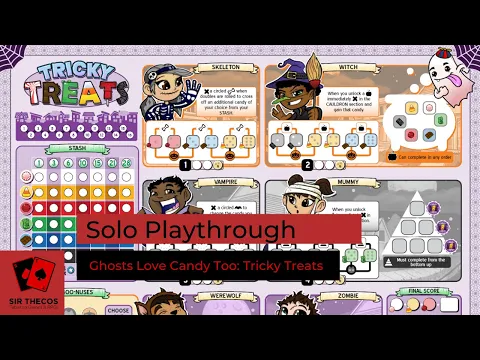 Solo Playthrough | Ghosts Love Candy Too Roll and Fright: Tricky Treats